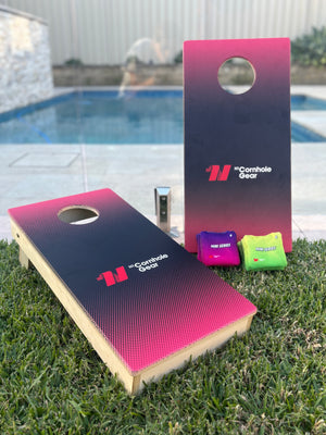 Mini Cornhole Set | Premium Series | Boards, Bags, Carry Case