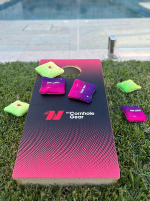 Mini Cornhole Set | Premium Series | Boards, Bags, Carry Case