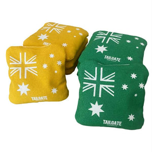 Aussie Flag Premium All Canvas Cornhole Bags | Set of 8 | Flat Rate Shipping