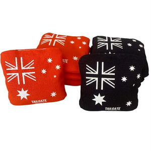 Aussie Flag Premium All Canvas Cornhole Bags | Set of 8 | Flat Rate Shipping