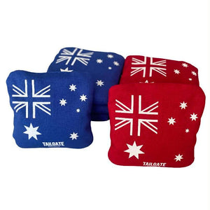 Aussie Flag Premium All Canvas Cornhole Bags | Set of 8 | Flat Rate Shipping