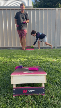 Mini Cornhole Set | Premium Series | Boards, Bags, Carry Case