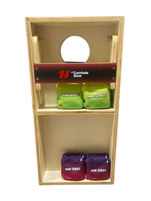 Mini Cornhole Set | Premium Series | Boards, Bags, Carry Case