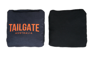 Tailgate Australia Dual Side Bags | Outback Series | Stick and Slick | Full Set | 4 Charcoal Black 4 Burnt Orange