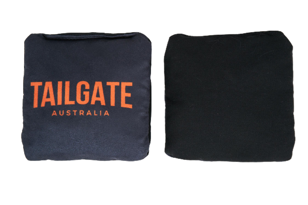Tailgate Australia Dual Side Bags | Outback Series | Stick and Slick | Full Set | 8 Charcoal Black/Burnt Orange