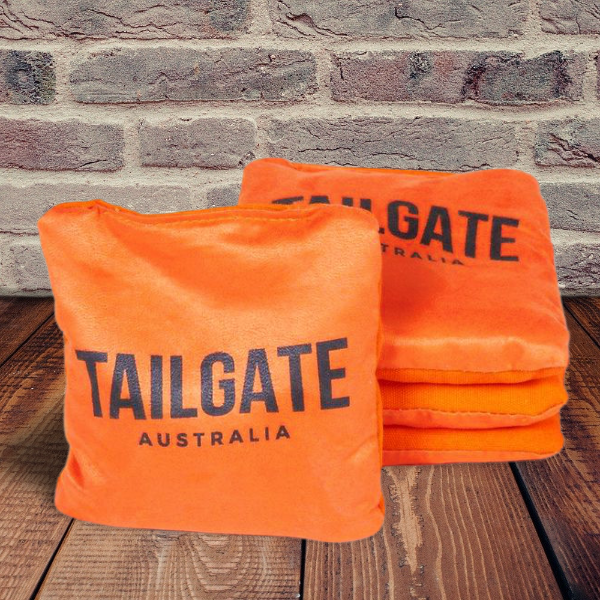 Tailgate Australia Dual Side Bags | Outback Series | Stick and Slick | Full Set | 8 Charcoal Black/Burnt Orange